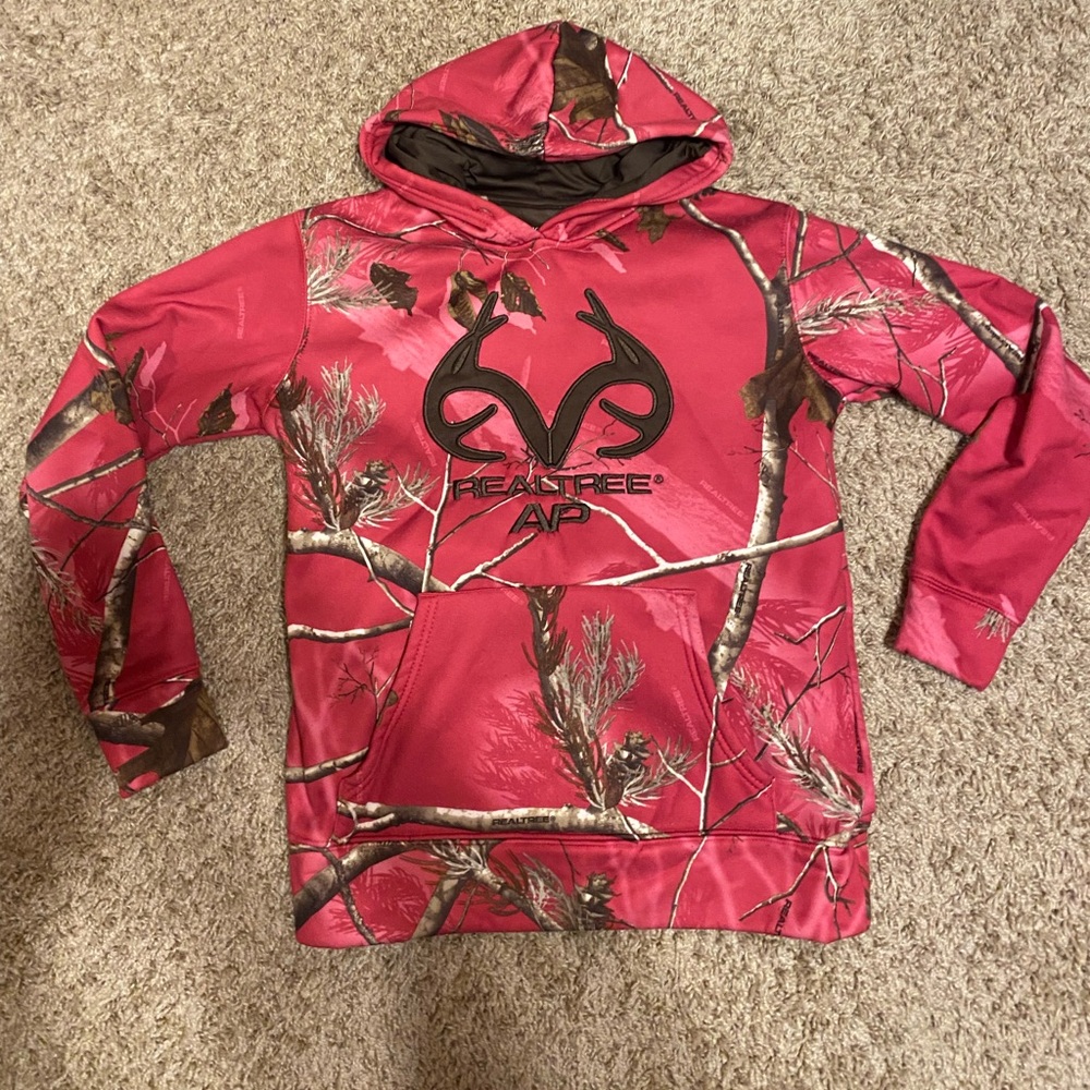 Realtree Pink and Brown Camo Hoodie